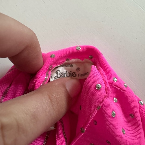 Vintage 1985 Barbie & the Rockers doll pink/Sparkly gold jacket - Picture 2 of 4